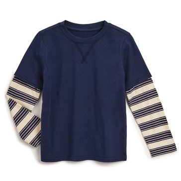 Liberty & Valor Toddler Boys' Layered Long Sleeve Tee