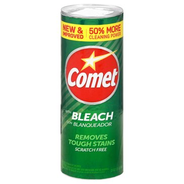 Comet with Bleach, Scratch Free, Powder Pine Cleaner