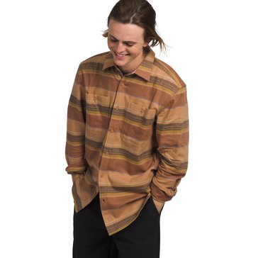 The North Face Men's Arroyo Lightweight Long Sleeve Flannel Horizontal Stripe Shirt