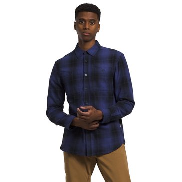 The North Face Men's Arroyo Lightweight Long Sleeve Flannel Shadow Plaid Shirt