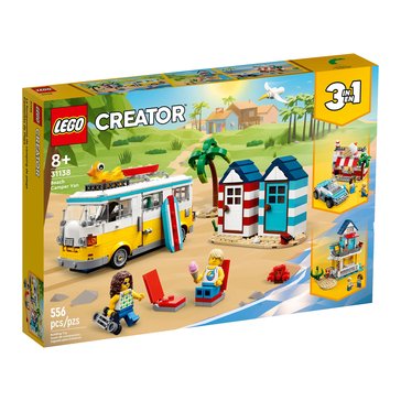 LEGO Creator Beach Camper Van Building Set 31138