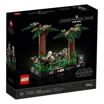 LEGO Star Wars Endor Speeder Chase Diorama Building Set 75353