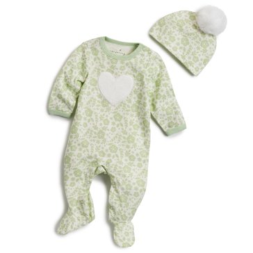 Wanderling Baby Girls Coverall with Pom Hat