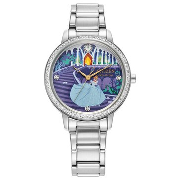 Citizen Women's Eco-Drive Disney Cinderella Stainless Steel Bracelet Watch