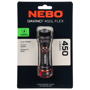 Nebo Davinci Turbo Flex 450 Lumen Flashlight