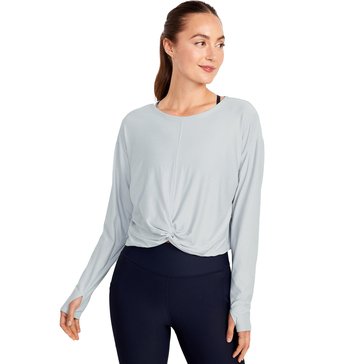 Old Navy Women's Long Sleeve Cloud Twist Top