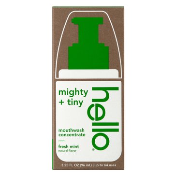 Hello Natural Fresh Mint Mouthwash Concentrate