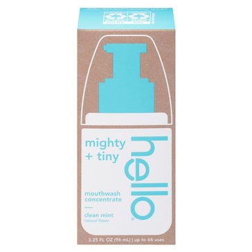 Hello Natural Clean Mint Mouthwash Concentrate