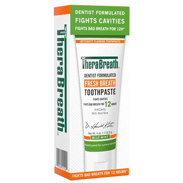 Therabreath Fresh Breath Mild Mint Toothpaste