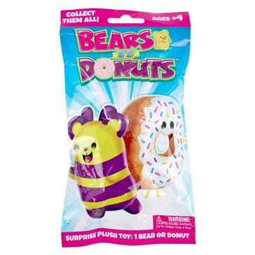 Bears v Donuts Mystery Bag Plush