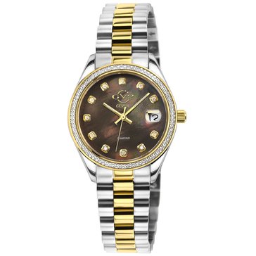 Gevril Women's GV2 Turin Diamond Bracelet Watch