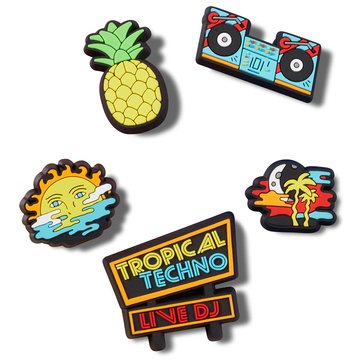 Crocs Tropical Techno DJ Jibbitz 5-Pack