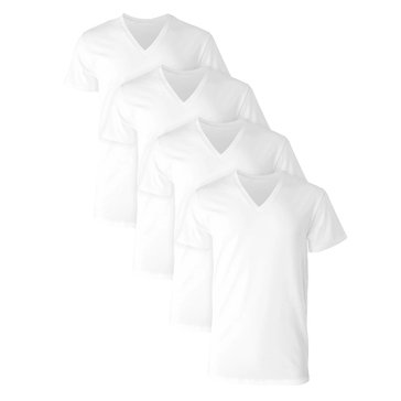 Hanes Men's Ultimate V-Neck Tee 4-Pack