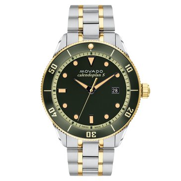 Movado Men's Heritage Calendoplan S Bracelet Watch