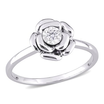 Sofia B Diamond Accent Flower Ring