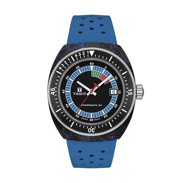 Tissot Unisex Sideral S Rubber Strap Watch