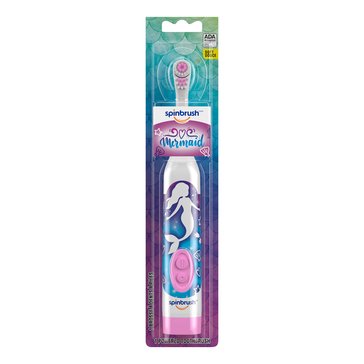 Spinbrush Kids Mermaid Battery Powered Electric Toothbrush