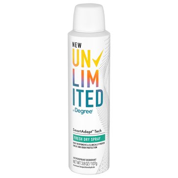 Degree Unlimited Fresh Antiperspirant Deodorant 3.8 OZ.