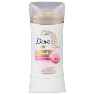 Dove Ultimate Peony and Rose Water Antiperspirant Dry Spray Deodorant 2.6 OZ.