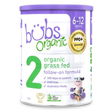 Bubs Organic Grass Fed Stage 2 Milk-based Infant Formula