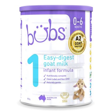 Bubs Goat Milk Stage 1 Infant Formula