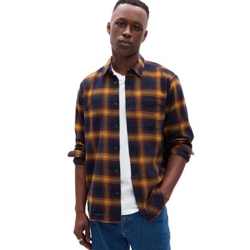 Gap Men's Long Sleeve Vintage Standard Flannel Shirt