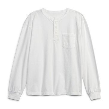 Gap Big Boys' Long Sleeve Vintage Henley Shirt