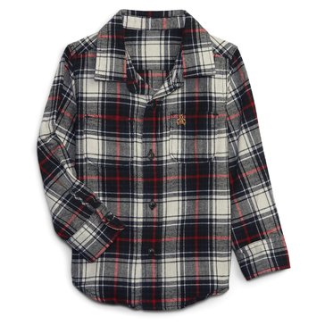 Gap Toddler Boys' Long Sleeve Flannel Shirt