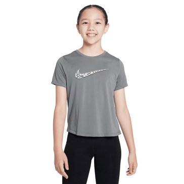 Nike Big Girls' Animal Warp Logo Graphic Tee