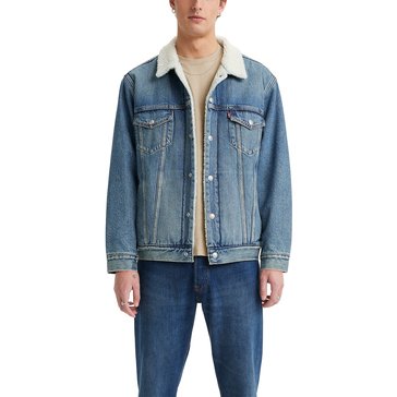 Levi's Men's Hybrid Relaxed Fit Sherpa Trucker Jacket