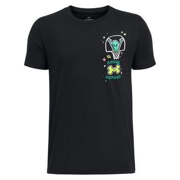 Under Armour Big Boys' Alien Baseball Short Sleeve Tee