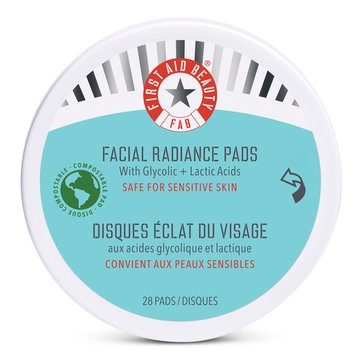 First Aid Beauty Facial Radiance Pads 28ct Compostable