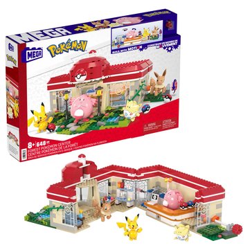 MEGA Pokemon Forest Pokemon Center Building Set