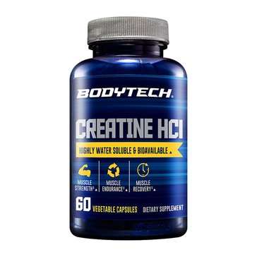 BodyTech Creatine HCL Capsules, 60-Servings