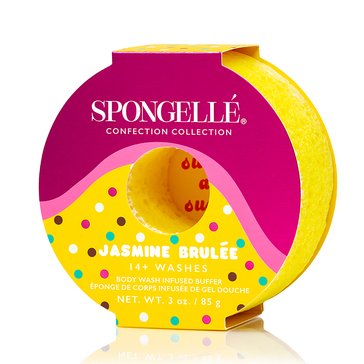 Spongelle Confection Collection Jasmine Brulee Infused Buffer