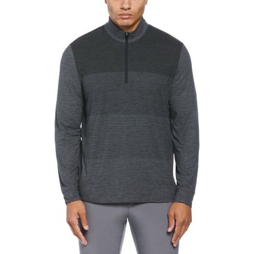 PGA Tour Men's Long Sleeve Printed Lux Block 1/4 Zip Jacket