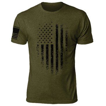 Til Valhalla Project Men's Distressed Flag Tee