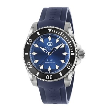 Gucci Men's Dive Rubber Watch