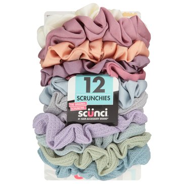 Scunci Savvy Value Neutral Textured Scrunchies