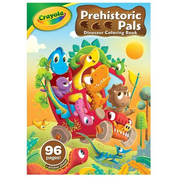 Crayola Prehistoric Pals Coloring Book, 96pg