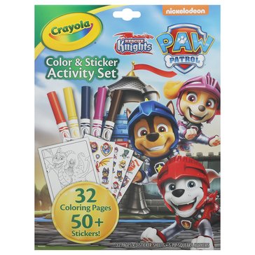 Crayola Paw Patrol Color and Sticker Activity Set