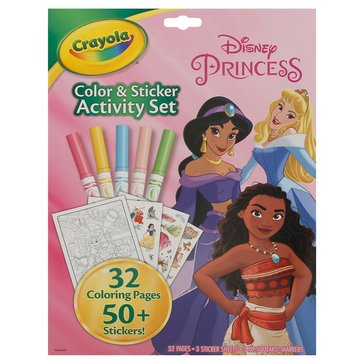 Crayola Princess Color and Sticker Activity Set