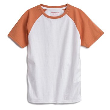 Liberty & Valor Big Boys Short Sleeve Raglan Tee