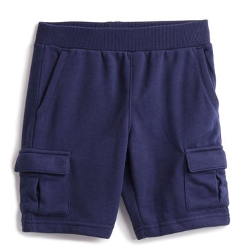 Liberty & Valor Little Boys Knit Cargo Shorts