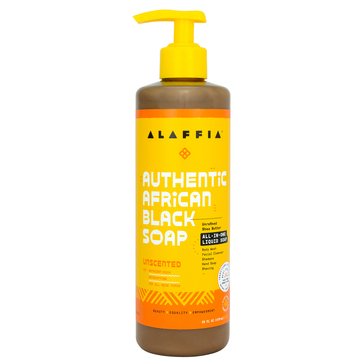 Alaffia Unscented All In One Authentic African Black Soap