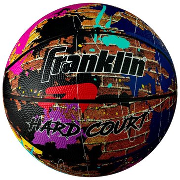 Franklin Sports Official Hard Court Grafitti Rubber Basketball