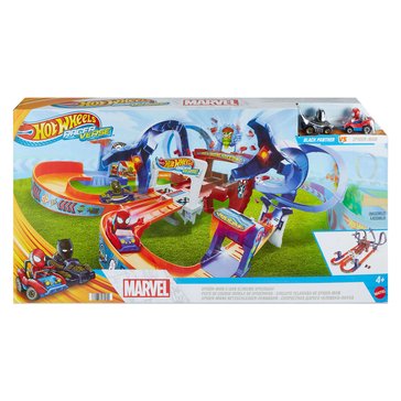 Hot Wheels Racerverse  Marvel Race Track Set