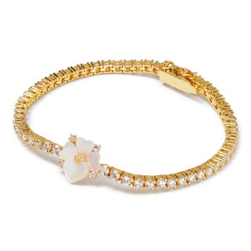 Kate Spade New York Precious Pansy Delicate Tennis Bracelet