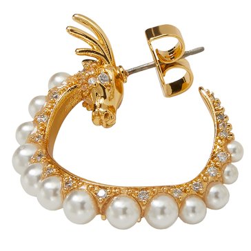 Kate Spade New York Dazzling Dragon Hoop Earrings