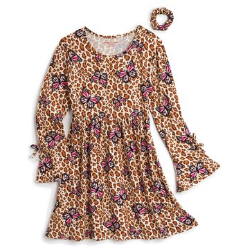 Liberty And Valor Big Girls' Bell Sleeve Butterfly Dress